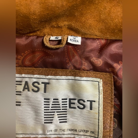 Vintage east west 
suede leather bomber
jacket euc - Picture 14 of 16